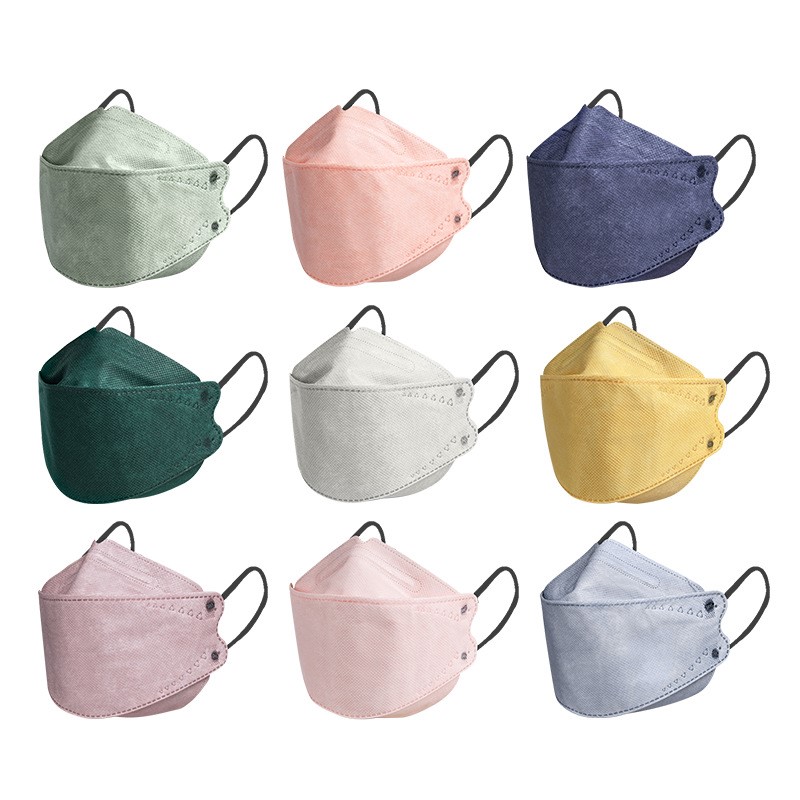 Morandi KN95 mask four-layer independent packaging wholesale willow-shaped fish-shaped 3d three-dimensional face masks
Morandi KN95 mask four-layer independent packaging wholesale willow-shaped fish-shaped 3d three-dimensional face masks