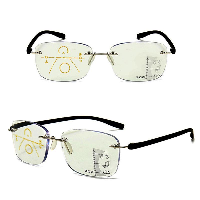 Sunglasses Ultra-light Frameless Anti-blue Light Progressive Multifocus Reading Glasses Smart Men Women 1.0 1.5 2.0 To 4.0Sunglasses
Sunglasses Ultra-light Frameless Anti-blue Light Progressive Multifocus Reading Glasses Smart Men Women 1.0 1.5 2.0 To 4.0Sunglasses