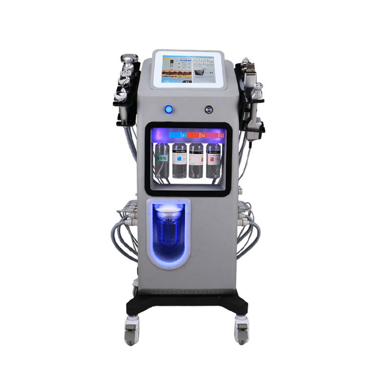 Latest 12 in 1 whitening lifting face RF anti-wrinkle function Microdermabrasion equipment for SPA