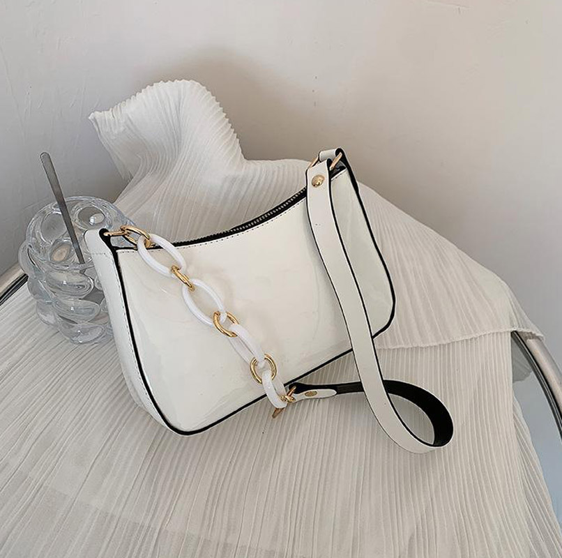 HBP women wild casual shoulder bags bright surface solid color small square bag, Black
HBP women wild casual shoulder bags bright surface solid color small square bag, Black