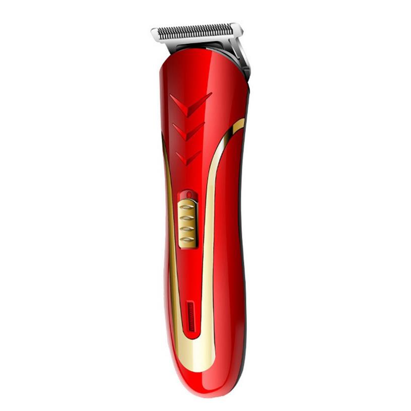 Epacket KM1409 Carbon Steel Men Beard Shaver Head Hair Trimmer Rechargeable Electric Razor Electric Clipper