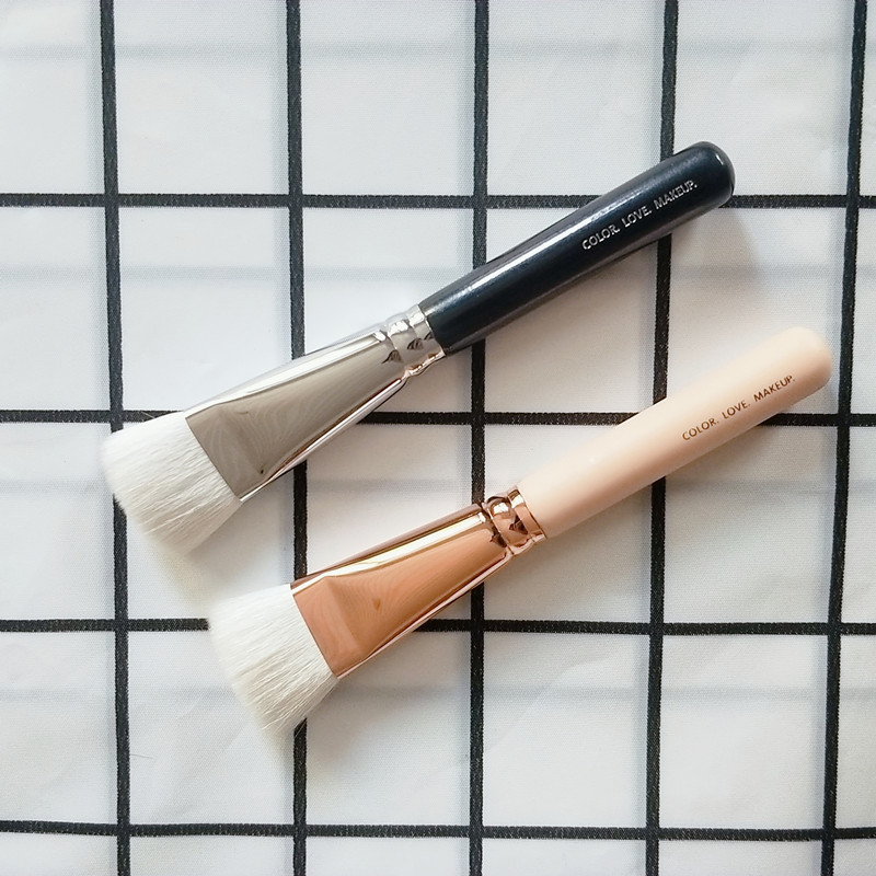 Luxe Face Paint Makeup Brush 109 - Black / Rose Golden Sculpt Blend Contour Seamless Foundation Cream Beauty Cosmetics Tools