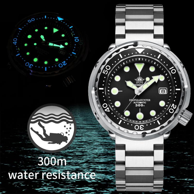 Wristwatches Addies Dive Tuna Watch 300M Waterproof Stainless Steel Case Super Luminous Sapphire Crystal NH35 Men Automatic, Khaki black
Wristwatches Addies Dive Tuna Watch 300M Waterproof Stainless Steel Case Super Luminous Sapphire Crystal NH35 Men Automatic, Khaki black