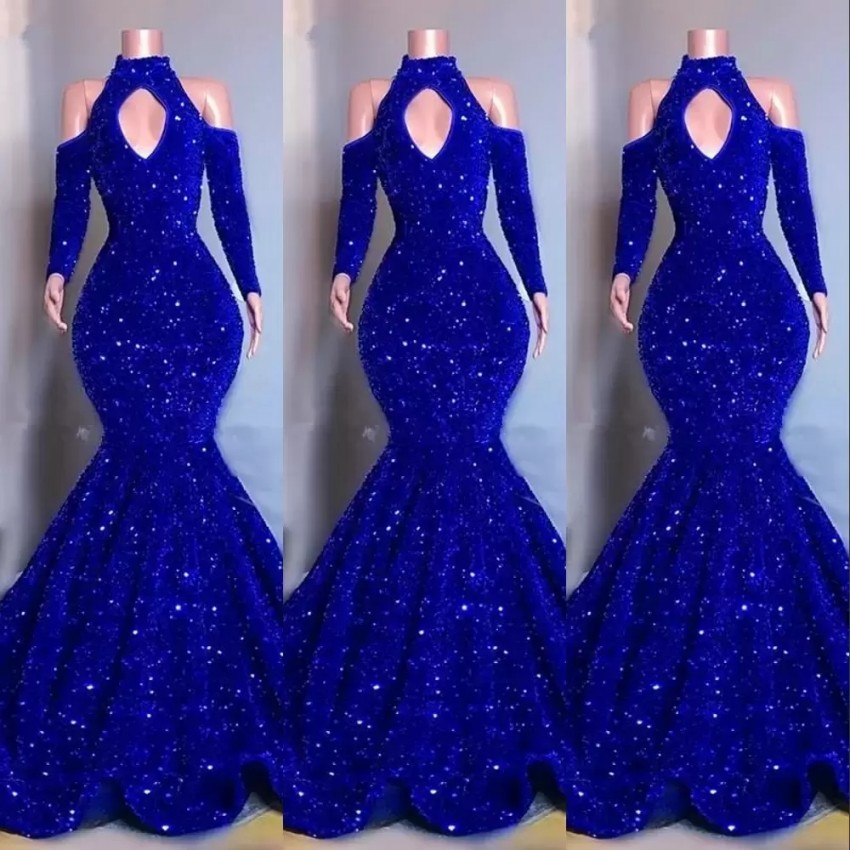 2022 Sexy Bling Royal Blue Sequined Crystal pageant Sequins Prom Dresses Long Sleeves Mermaid Keyhole Evening Gowns Elegant Off Shoulder Women Formal Dress C0417, White
2022 Sexy Bling Royal Blue Sequined Crystal pageant Sequins Prom Dresses Long Sleeves Mermaid Keyhole Evening Gowns Elegant Off Shoulder Women Formal Dress C0417, White