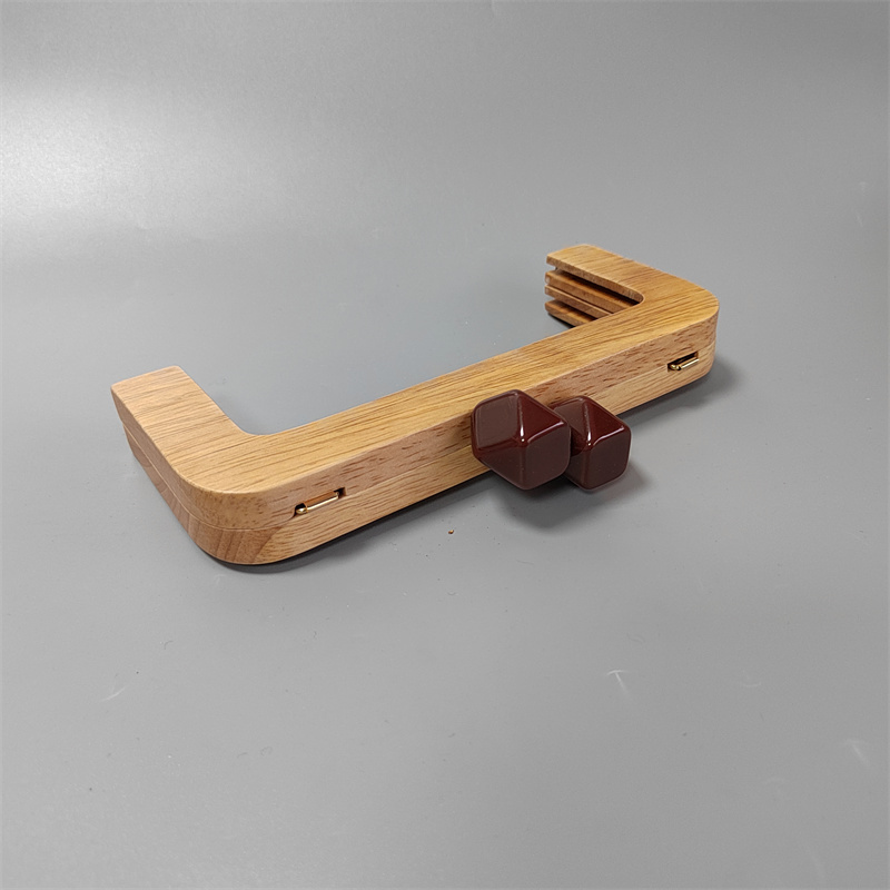 20 Cm Candy Solid Wood High Quality Candy Wooden Purse Frame Obag Handbag Accessories Diy Purse Hanger Guangzhou Purse Frames 220610