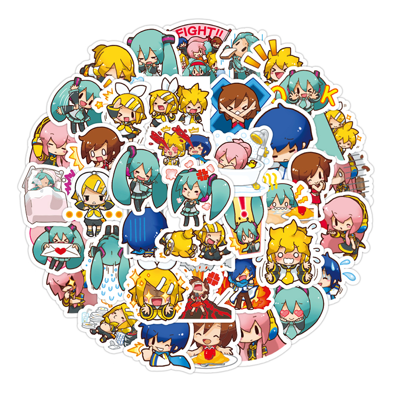 40PCS Hatsune Miku Cute Stickers Suitcase Mobile Skateboard Water Bottle Phone Notebook Sticker Decals Wholesale, Cartoon
40PCS Hatsune Miku Cute Stickers Suitcase Mobile Skateboard Water Bottle Phone Notebook Sticker Decals Wholesale, Cartoon