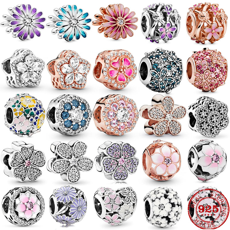 925 Sterling Silver Dangle Charm Purple Pink Beads Bead Fit Pandora Charms Bracelet DIY Jewelry Accessories
925 Sterling Silver Dangle Charm Purple Pink Beads Bead Fit Pandora Charms Bracelet DIY Jewelry Accessories