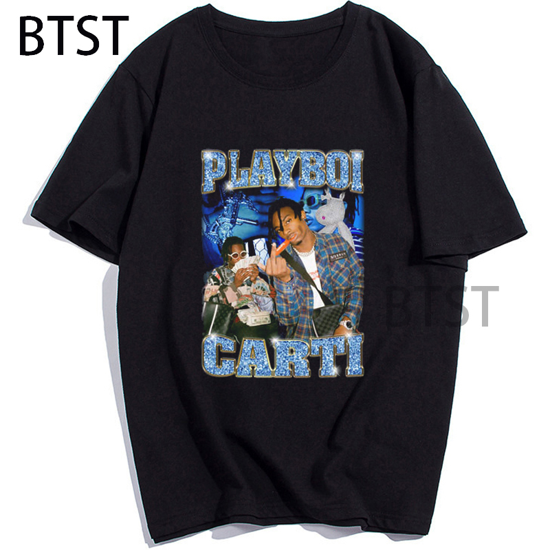 

Playboi Carti Vintage Shirt Rap Hip Hop TShirt Perfect Gift For Men Women Fashion Graphic Streetwear T Shirt Cotton hip hop Top 220608, Mgm161551-bk