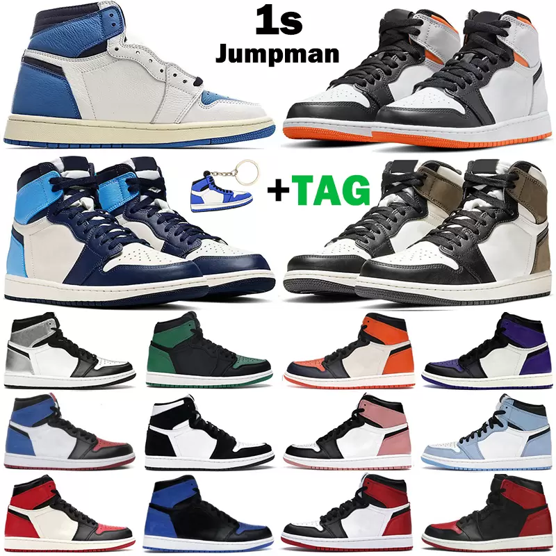 1s Basketball shoes jumpman 1s Sneakers high OG 1 Military Blue Electro Orange UNC Patent Court Purple Chicago Obsidian mens sports shoes, #12
1s Basketball shoes jumpman 1s Sneakers high OG 1 Military Blue Electro Orange UNC Patent Court Purple Chicago Obsidian mens sports shoes, #12