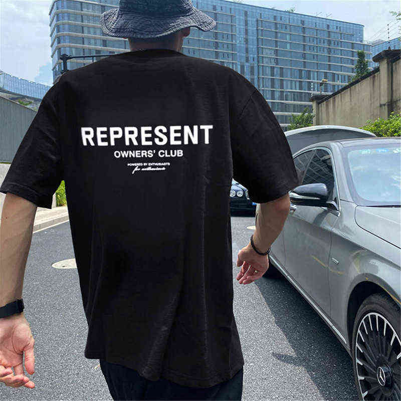 Men' High Street T-Shirts Represent New Washed Basic Small Letter Slogan Short-sleeved INStide Men and Women Loose T-shirt, White
Men' High Street T-Shirts Represent New Washed Basic Small Letter Slogan Short-sleeved INStide Men and Women Loose T-shirt, White