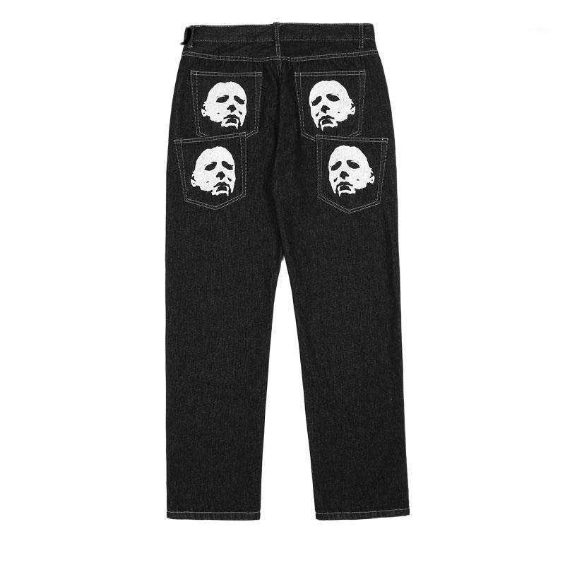 Men' Jeans Gothic Denim Pants Streetwear Mens Graphic Print Baggy Punk Rock 2022 Harajuku Casual Loose Jean Trousers Black
Men' Jeans Gothic Denim Pants Streetwear Mens Graphic Print Baggy Punk Rock 2022 Harajuku Casual Loose Jean Trousers Black
