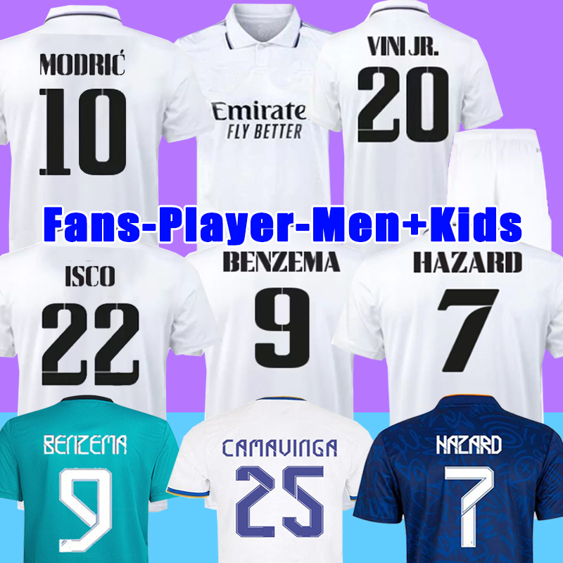 2022 2023 home away BENZEMA soccer jerseys 21 22 23 football shirt VINI JR ALABA HAZARD ASENSIO MODRIC MARCELO camiseta men kids kit Sets 2021 2022 rEAL mADRIds, 22-23 home men jersey
2022 2023 home away BENZEMA soccer jerseys 21 22 23 football shirt VINI JR ALABA HAZARD ASENSIO MODRIC MARCELO camiseta men kids kit Sets 2021 2022 rEAL mADRIds, 22-23 home men jersey