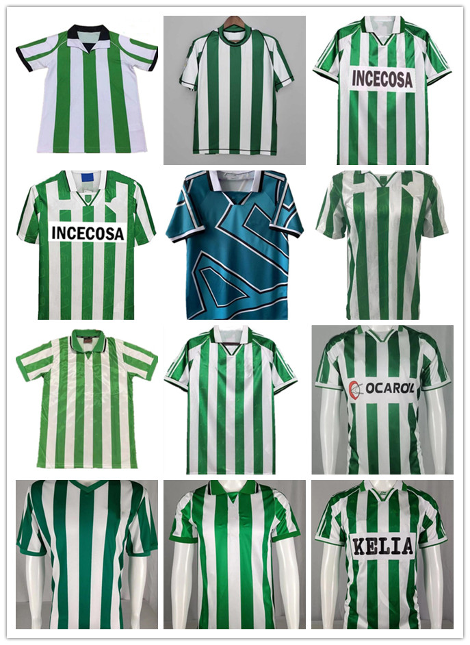 1994 1995 1996 1997 1998 REAL Retro soccer Jerseys 94 95 96 97 98 classic vintage football shirt ALFONSO BETIS JOAQUIN FINIDI DENILSON uniform
1994 1995 1996 1997 1998 REAL Retro soccer Jerseys 94 95 96 97 98 classic vintage football shirt ALFONSO BETIS JOAQUIN FINIDI DENILSON uniform