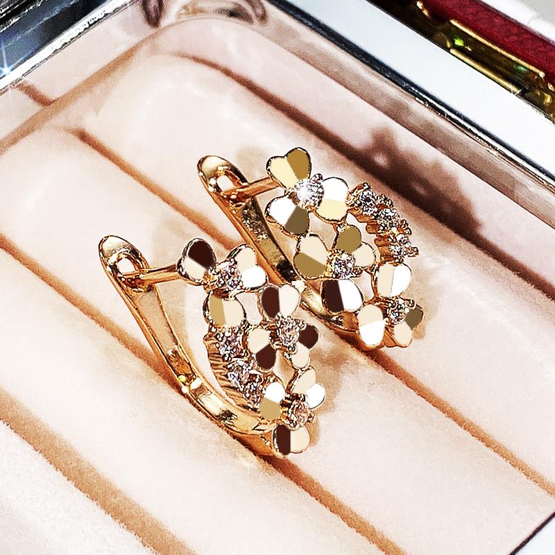 Hoop & Huggie Huitan Gold Color Flower Earrings Women Fashion Versatile Female Accessories Delicate Gift Aesthetic Jewelry Drop
Hoop & Huggie Huitan Gold Color Flower Earrings Women Fashion Versatile Female Accessories Delicate Gift Aesthetic Jewelry Drop