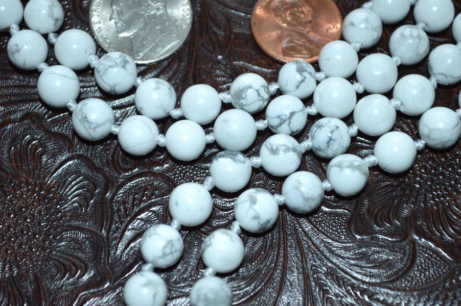 Chains Natural Stone108 White Howlite Necklaces Hand Knightted Knotted Necklace Long Round Bead Yoga MalaChains
Chains Natural Stone108 White Howlite Necklaces Hand Knightted Knotted Necklace Long Round Bead Yoga MalaChains