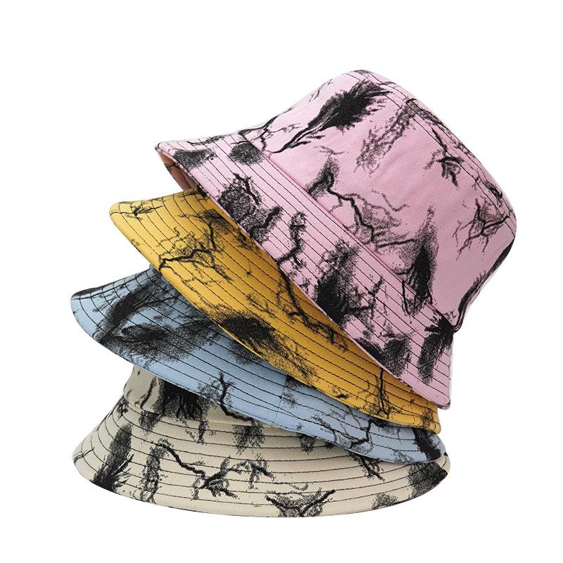 Berets Panama Hat Men Women Tie Dye Bucket Reversible Fisherman Hats Female Hip Hop Graffiti CapBerets, Blue
Berets Panama Hat Men Women Tie Dye Bucket Reversible Fisherman Hats Female Hip Hop Graffiti CapBerets, Blue
