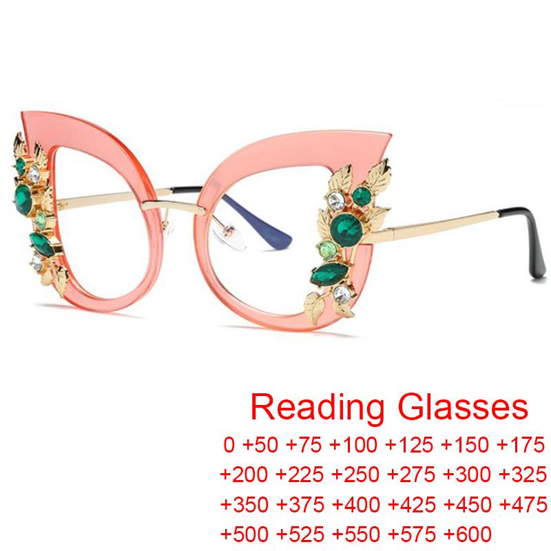Sunglasses Oversized Diamond Reading Glasses Women Luxury Designer Clear Lens Pink Frame Optical Metal Eyeglasses Plus 1.75 3 6Sunglasses
Sunglasses Oversized Diamond Reading Glasses Women Luxury Designer Clear Lens Pink Frame Optical Metal Eyeglasses Plus 1.75 3 6Sunglasses