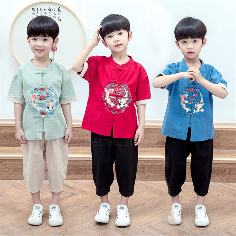 Ethnic Clothing Summer 2022 Cotton Traditional Chinese For Kids Shirts Carp Vintage Top Pants Suit Year Clothes Hanfu MenEthnic EthnicEthnic
Ethnic Clothing Summer 2022 Cotton Traditional Chinese For Kids Shirts Carp Vintage Top Pants Suit Year Clothes Hanfu MenEthnic EthnicEthnic