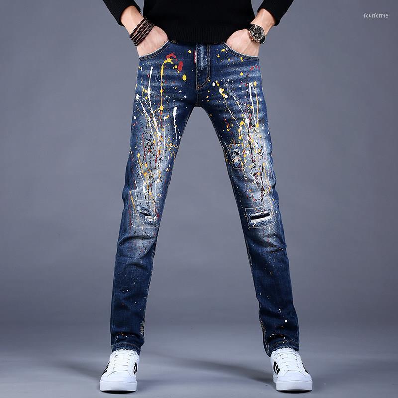 Men's Jeans 2022 Fall Printed Graffiti Pants Casual Slim Feet Stretch Skinny Men For, Same as pictures
Men's Jeans 2022 Fall Printed Graffiti Pants Casual Slim Feet Stretch Skinny Men For, Same as pictures