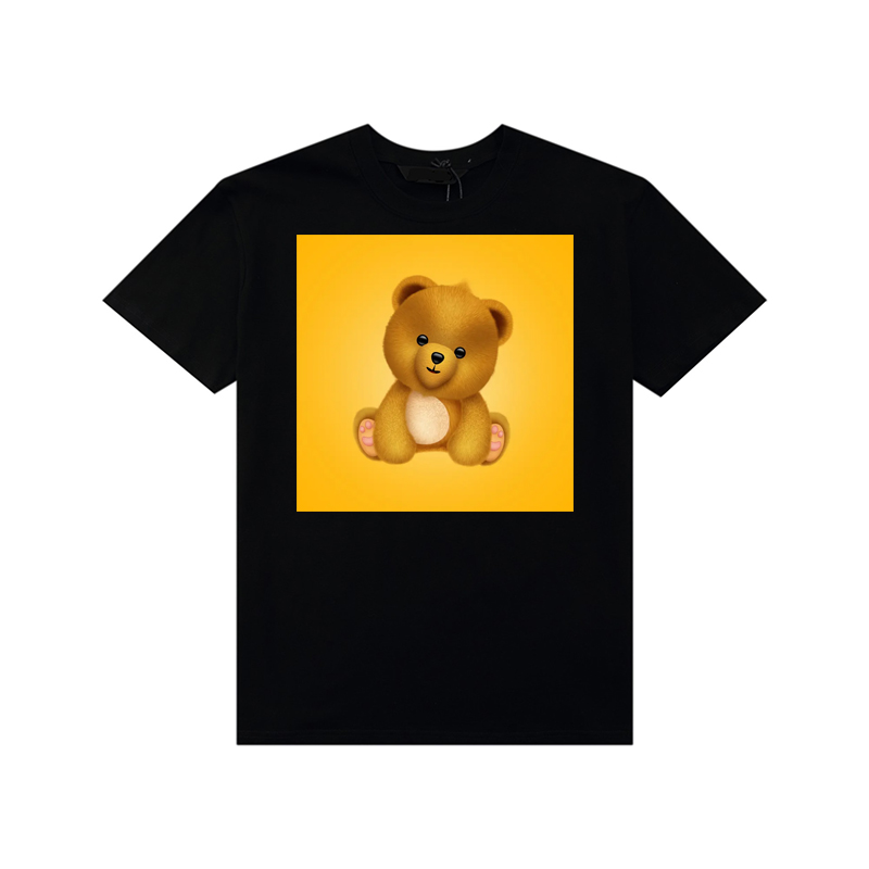 Newest Bear Designer T shirts for men and women Short sleeved Fashion Embroidery High quality 100% Pure cotton shorts T-shirt couple models mens womens printed shirts, Red
Newest Bear Designer T shirts for men and women Short sleeved Fashion Embroidery High quality 100% Pure cotton shorts T-shirt couple models mens womens printed shirts, Red