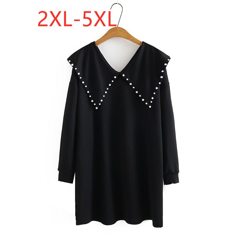 Plus Size Dresses Ladies Spring Autumn For Women Large Long Sleeve Loose Black Casual Mini Dress 3XL 5XL 6XLPlus
Plus Size Dresses Ladies Spring Autumn For Women Large Long Sleeve Loose Black Casual Mini Dress 3XL 5XL 6XLPlus