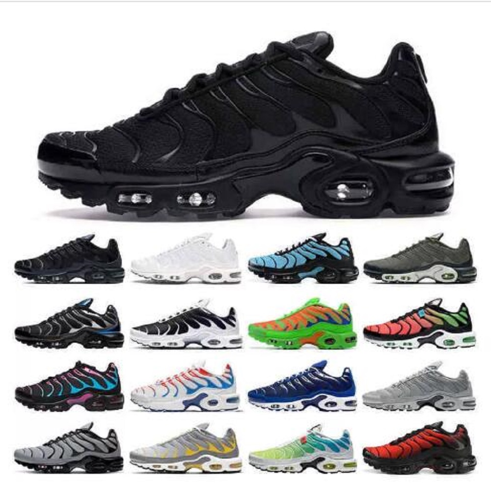 

Eur40--46 Promotion tn plus se men running shoes triple black white Crater Psychic Blue mens trainers sports sneakers size 40-46, # 8