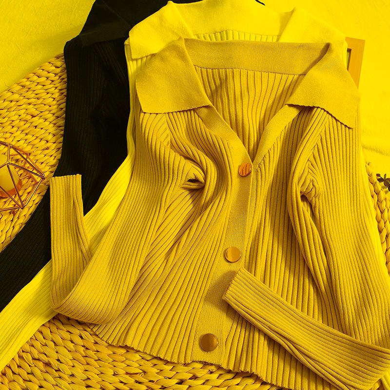 Women's Polos Shirt Women Long Sleeve 2022 Spring Autumn Short Solid Color Knitting Versatile Fashion Single Breasted Cardigan TopsWomen's W
Women's Polos Shirt Women Long Sleeve 2022 Spring Autumn Short Solid Color Knitting Versatile Fashion Single Breasted Cardigan TopsWomen's W