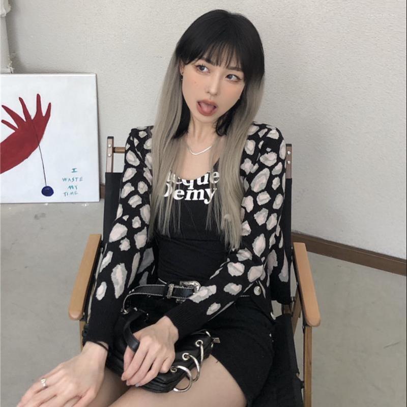 Women's Knits & Tees Autumn Top 2022 Winter Harajuku Sweaters Korean Fashion Personality Friends Vintage Sweet Leopard Knitted Cardigan Wome, Black
Women's Knits & Tees Autumn Top 2022 Winter Harajuku Sweaters Korean Fashion Personality Friends Vintage Sweet Leopard Knitted Cardigan Wome, Black