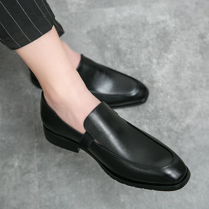 Mens Leather Slip on Shoes Business Man Flat Classic Men Dress Shoes Leather Italian Formal Oxford Shoes Evening Dress Gentleman, Black
Mens Leather Slip on Shoes Business Man Flat Classic Men Dress Shoes Leather Italian Formal Oxford Shoes Evening Dress Gentleman, Black
