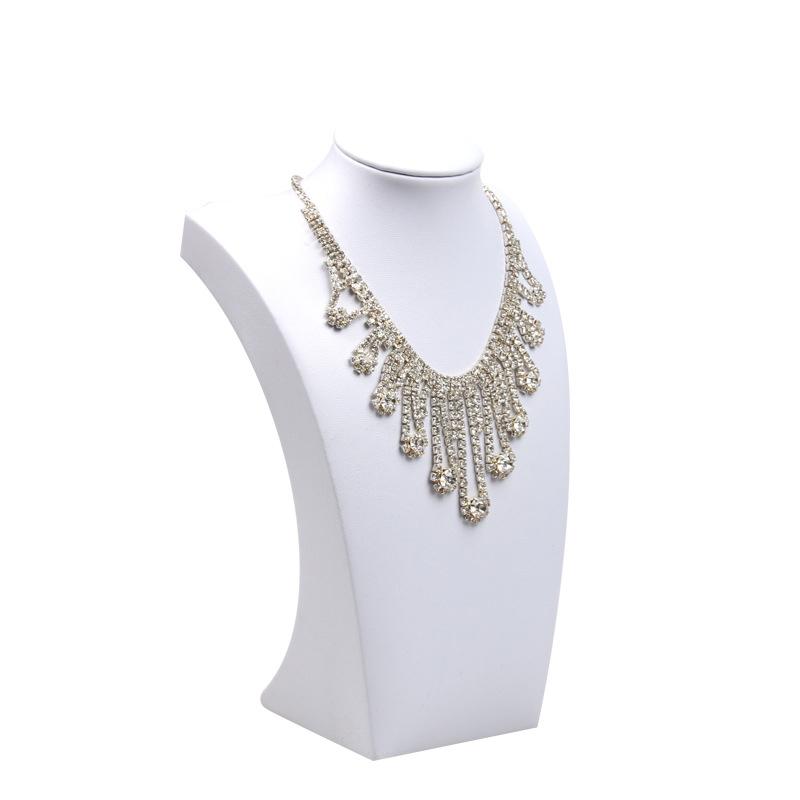 Jewelry Pouches, Bags 24cm White PU Necklace Holder Display Stand Shelf Mannequin Bust For Pendant Rack
Jewelry Pouches, Bags 24cm White PU Necklace Holder Display Stand Shelf Mannequin Bust For Pendant Rack