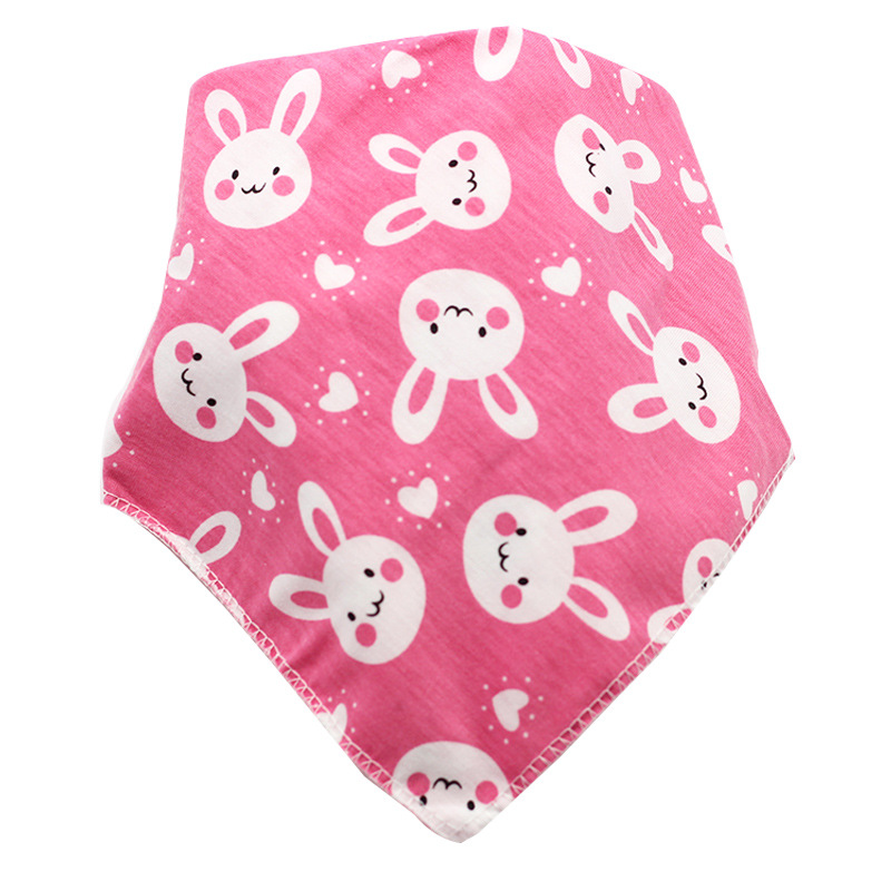 Baby Saliva Towel Bibs & Burp Cloths Triangle Towels Baby Double Snap Button Newborn Bib Scarf