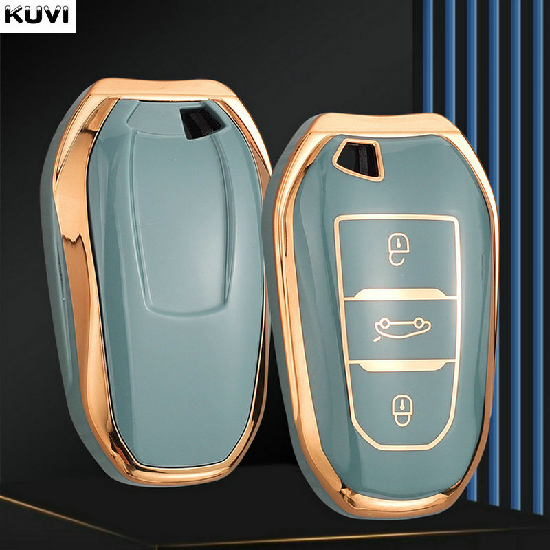 New TPU Car Remote Key Case Cover Shell For Peugeot 308 408 508 2008 3008 4008 5008 Citroen C4 C4L C6 C3XR Picasso DS3 DS4 DS5