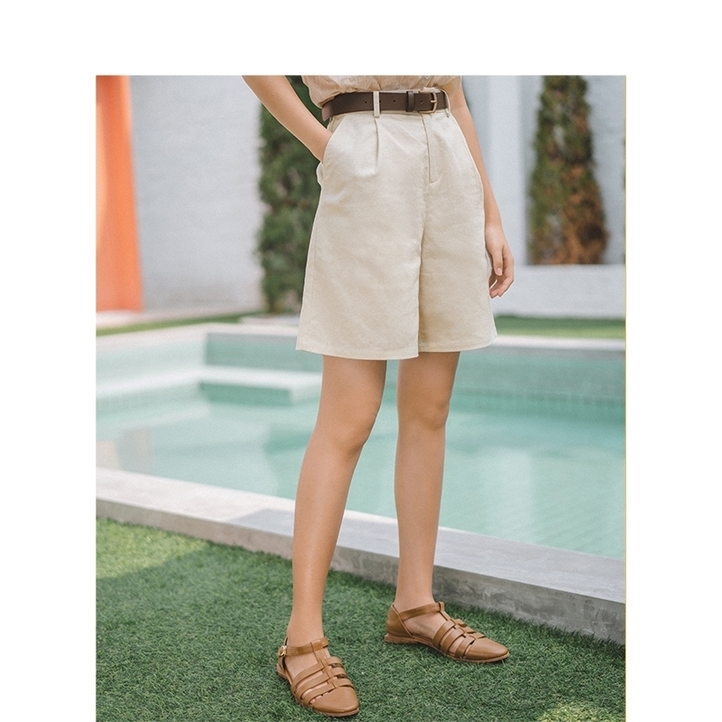 INMAN Summer Solid Linen Cotton Medium Waist Minimalism All Matched Literary Casual Women Short Pants Y200403, Light yellow
INMAN Summer Solid Linen Cotton Medium Waist Minimalism All Matched Literary Casual Women Short Pants Y200403, Light yellow