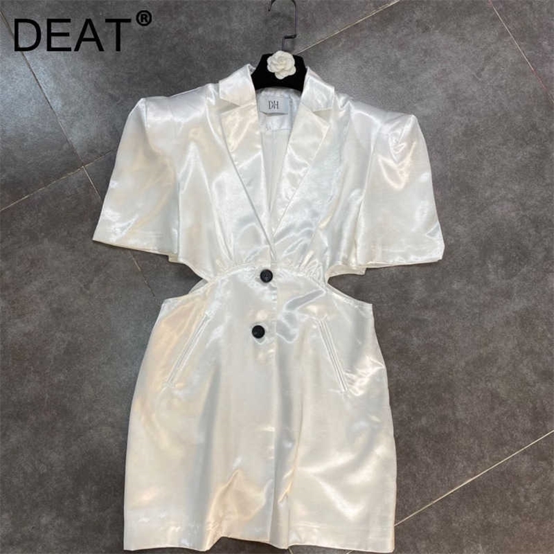 DEAT Women Hollow Out Backless T-shirt Solid Color Short Sleeve Temperament Fashion Spring Summer 11D1277 210709, Black
DEAT Women Hollow Out Backless T-shirt Solid Color Short Sleeve Temperament Fashion Spring Summer 11D1277 210709, Black