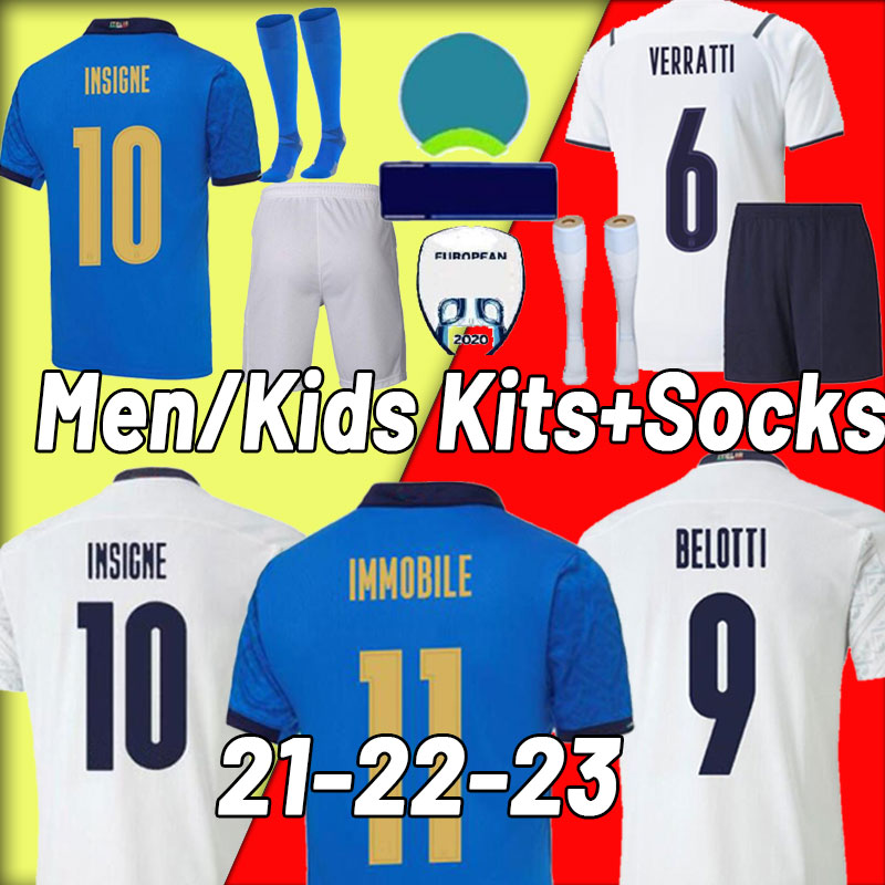2022 soccer jersey Men Kids CHIESA KITS 21 22 23 italia player version maglie da calcio Verratti Jorginho Romagnoli Immobile football shirts full Sets socks, Away
2022 soccer jersey Men Kids CHIESA KITS 21 22 23 italia player version maglie da calcio Verratti Jorginho Romagnoli Immobile football shirts full Sets socks, Away