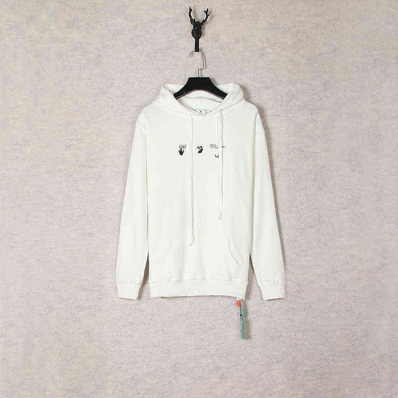 Factory Online Export Brand New Sweater Correct Version of Ow Tide Off Classic Arrow Hooded Gradual Melting Men' and Women' Couple' Coat, White
Factory Online Export Brand New Sweater Correct Version of Ow Tide Off Classic Arrow Hooded Gradual Melting Men' and Women' Couple' Coat, White
