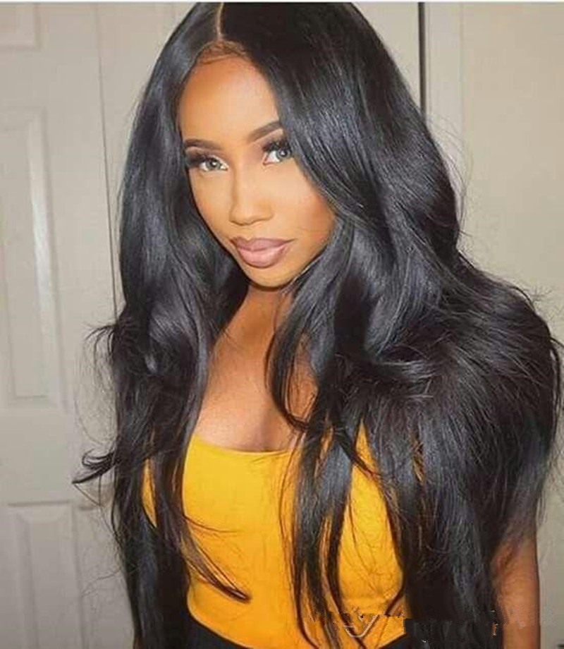 150 Density Lace Front Human Hair Wigs Brazilian Virgin remy Frontal wavy 360 Wig For Black Women