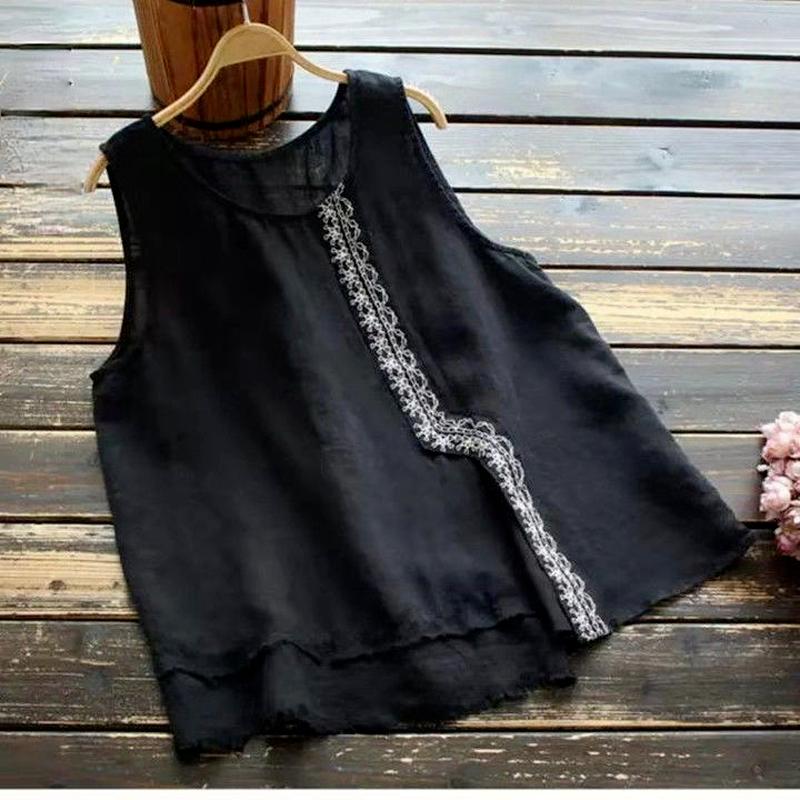Women's Tanks & Camis Cotton Linen Women Tank Tops Summer Vintage Solid Patchwork Loose Sleeveless Female Pulls Outwear Tees, Black
Women's Tanks & Camis Cotton Linen Women Tank Tops Summer Vintage Solid Patchwork Loose Sleeveless Female Pulls Outwear Tees, Black