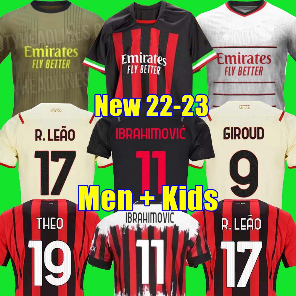 Fans player 21 22 23 GIROUD soccer jersey IBRAHIMOVIC KESSIE football shirt 2021 2022 TONALI REBIC Camiseta de futbol THEO BRAHIM R.LEAO Fourth 4th Ac Milans GIROUD, Away kids
Fans player 21 22 23 GIROUD soccer jersey IBRAHIMOVIC KESSIE football shirt 2021 2022 TONALI REBIC Camiseta de futbol THEO BRAHIM R.LEAO Fourth 4th Ac Milans GIROUD, Away kids