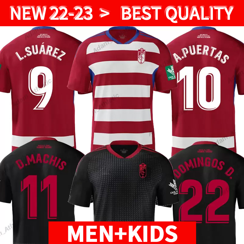 camiseta Granada CF soccer jerseys 22 23 A.PUERTAS L.SUAREZ D.MACHIS Granada football shirts adult and kids kit M.AREZO Domingos Duarte ARIAS SORO jersey 2022 2023, Black
camiseta Granada CF soccer jerseys 22 23 A.PUERTAS L.SUAREZ D.MACHIS Granada football shirts adult and kids kit M.AREZO Domingos Duarte ARIAS SORO jersey 2022 2023, Black
