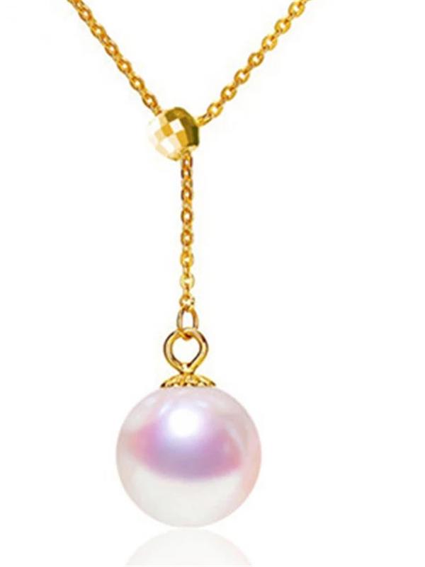 Pendant Necklaces HABITOO Natural Seawater Akoya 8-8.5mm Pearl Necklace Genuine 18K/AU750 Yellow Gold Charm Gifts Girlfriends Gift
Pendant Necklaces HABITOO Natural Seawater Akoya 8-8.5mm Pearl Necklace Genuine 18K/AU750 Yellow Gold Charm Gifts Girlfriends Gift