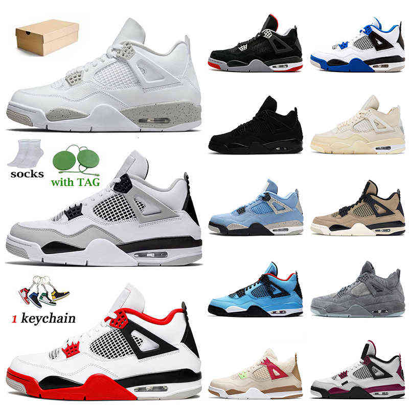 Wholesale Fashion 2022 Jumpman 4 Outdoor Shoes 4s White Oreo Military Black Fire Red Sail University Blue Sports Trainers Black-Cat Bred, C46 silver metallic 36-47
Wholesale Fashion 2022 Jumpman 4 Outdoor Shoes 4s White Oreo Military Black Fire Red Sail University Blue Sports Trainers Black-Cat Bred, C46 silver metallic 36-47