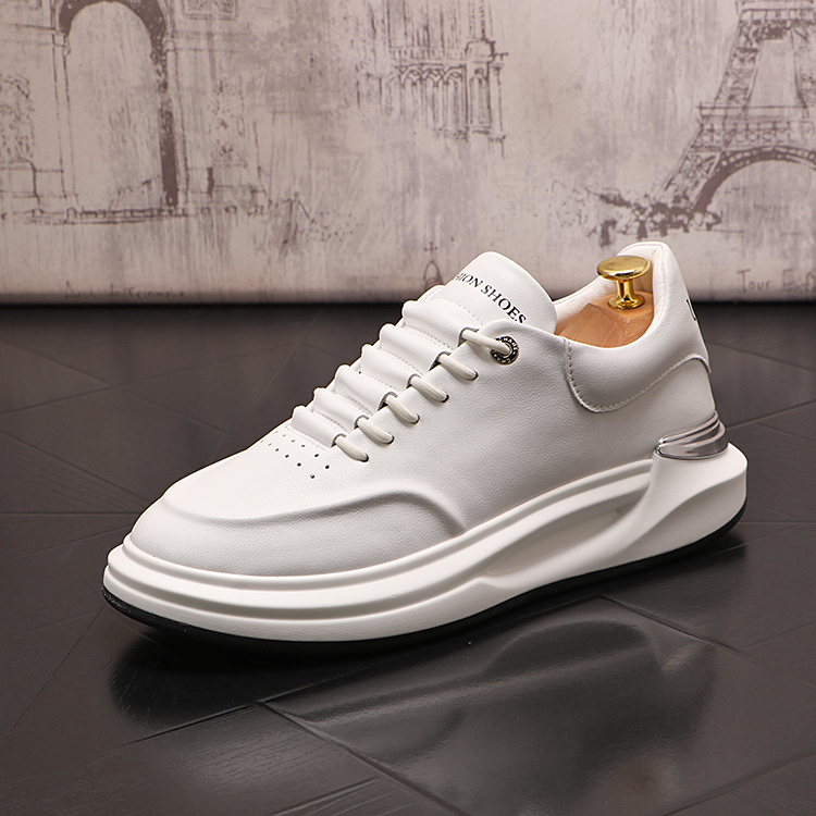 Luxury Designer Lace-up Dress Wedding Party Leather Shoes Breathable Walking Casual Sneakers Fashion Round Toe Air Cushion Business Driving Walking Loafers W120, White
Luxury Designer Lace-up Dress Wedding Party Leather Shoes Breathable Walking Casual Sneakers Fashion Round Toe Air Cushion Business Driving Walking Loafers W120, White