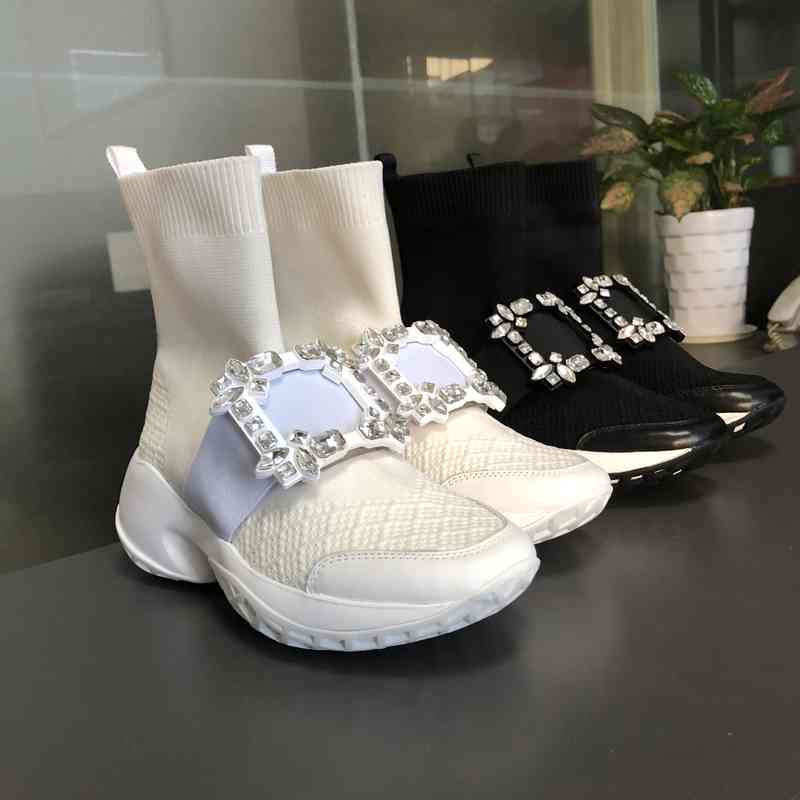 RV square Slippers buckle sock shoes women's inschao net red super fire thick soled elastic dad leather casual sports SYD6, 2# shoe box
RV square Slippers buckle sock shoes women's inschao net red super fire thick soled elastic dad leather casual sports SYD6, 2# shoe box