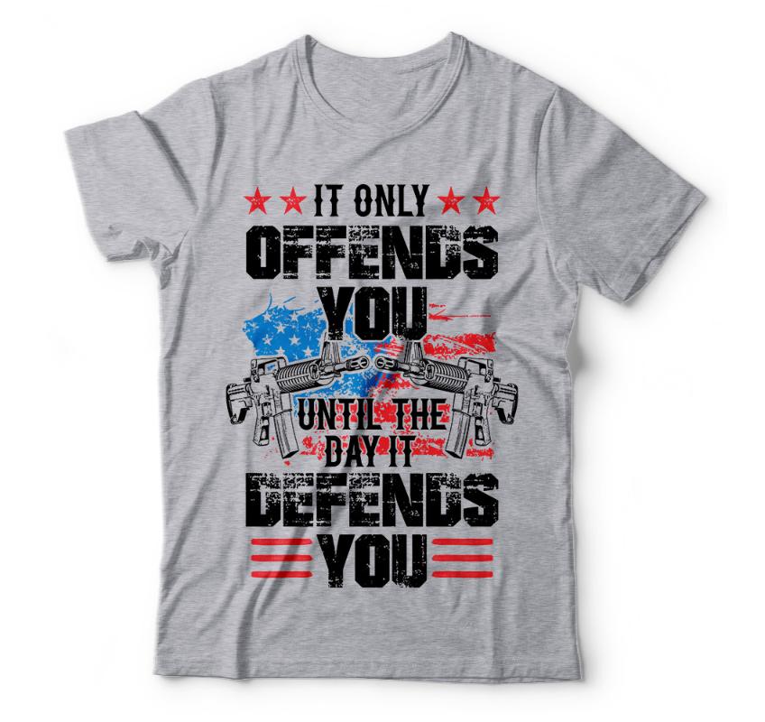 Men' T-Shirts Patriotic T Shirts Ar 15 Tshirts Men It Offends Until Defends You Pro GunMen, Black
Men' T-Shirts Patriotic T Shirts Ar 15 Tshirts Men It Offends Until Defends You Pro GunMen, Black