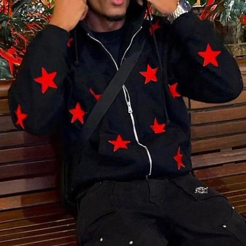 Men' Hoodies & Sweatshirts Vintage Fashion Star Graphic Fairy Grunge Men Women Long-sleeved Zip Hoodie Jacket OverSize Streetwear Y2K Cloth, Black
Men' Hoodies & Sweatshirts Vintage Fashion Star Graphic Fairy Grunge Men Women Long-sleeved Zip Hoodie Jacket OverSize Streetwear Y2K Cloth, Black