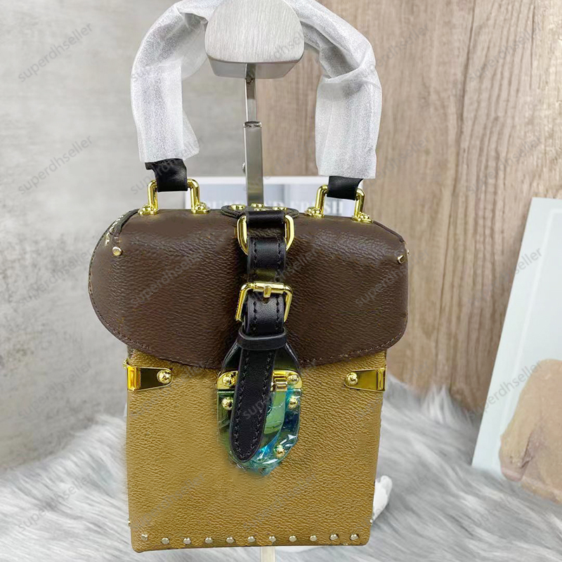 Fashion Shoulder Bag Women Artwork Handbag Trunk Tote Bags Luxury Designer Handbags High Quality Leather Crossbody Wallets Purse Old Flower, Increase freight
Fashion Shoulder Bag Women Artwork Handbag Trunk Tote Bags Luxury Designer Handbags High Quality Leather Crossbody Wallets Purse Old Flower, Increase freight
