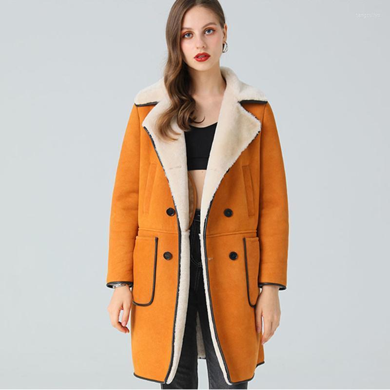Women' Fur & Faux Style Unique Women Big Suit Collar Casual Formal Real Coat Winter Warm Thicken Soft Yellow Natural Shearling Furs, Picture color
Women' Fur & Faux Style Unique Women Big Suit Collar Casual Formal Real Coat Winter Warm Thicken Soft Yellow Natural Shearling Furs, Picture color