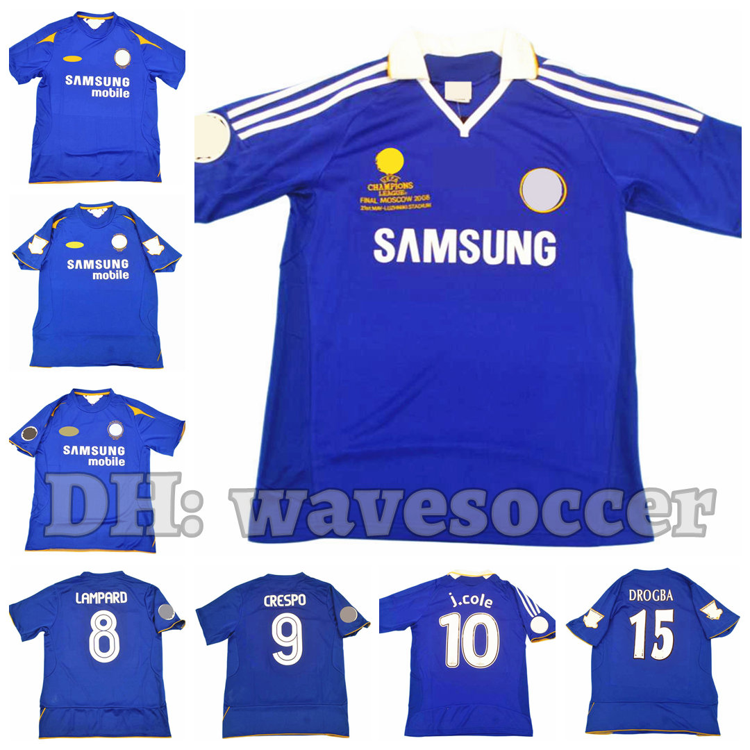 05 06 07 08 Soccer Jerseys Retro maillot classic vintage camisetas football shirts Uniforms men home UCL FINAL LAMPARD zChels CRESPO cole DROGBA seas, 05-06 home
05 06 07 08 Soccer Jerseys Retro maillot classic vintage camisetas football shirts Uniforms men home UCL FINAL LAMPARD zChels CRESPO cole DROGBA seas, 05-06 home