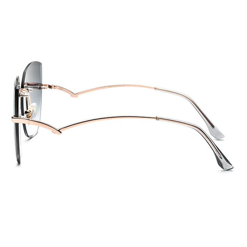 UV400 Gradient Lens Gold Frame Women Driving Sunglasses Come With Box 220506